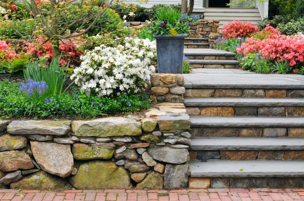 Stone Stairs Repair in Williamsburg
