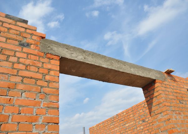 Lintel Installation in Williamsburg