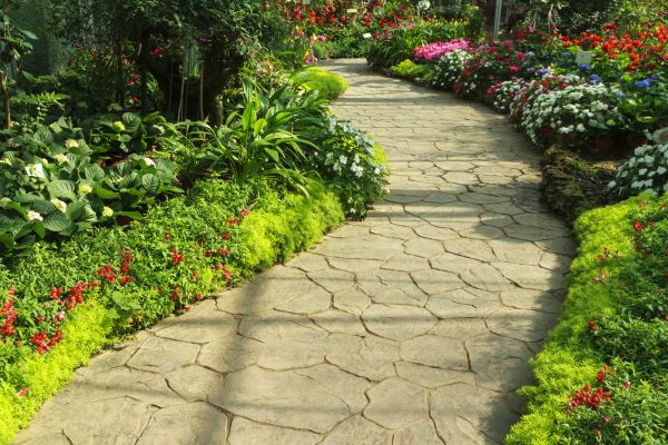 Stone Pathway Repair in Williamsburg