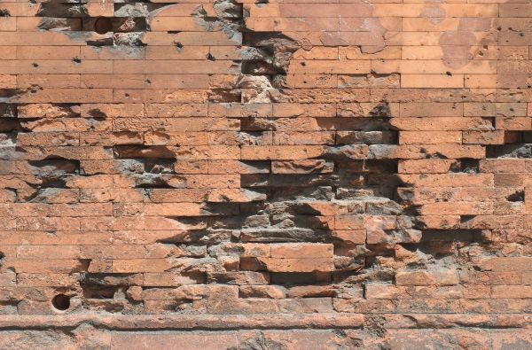 Damaged Brick Repair in Williamsburg
