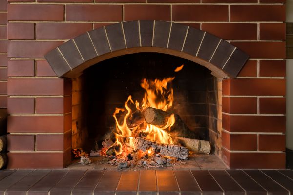 Brick Hearth Installation in Williamsburg