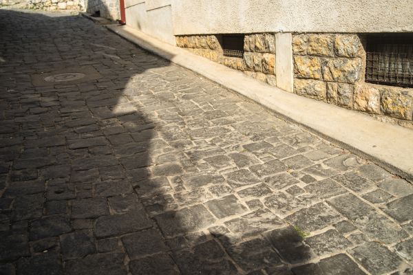 Stone Sidewalk Repair in Williamsburg