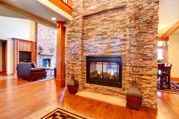 Stone Hearth Installation in Williamsburg