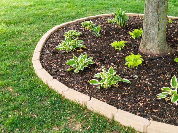 Stone Border Installation in Williamsburg