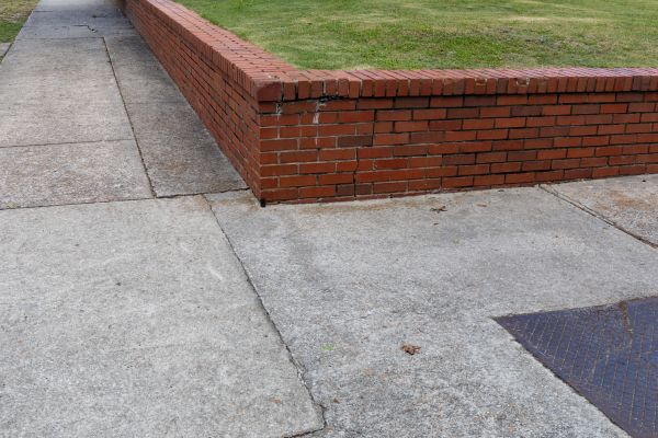 Brick Retaining Wall Repair in Williamsburg